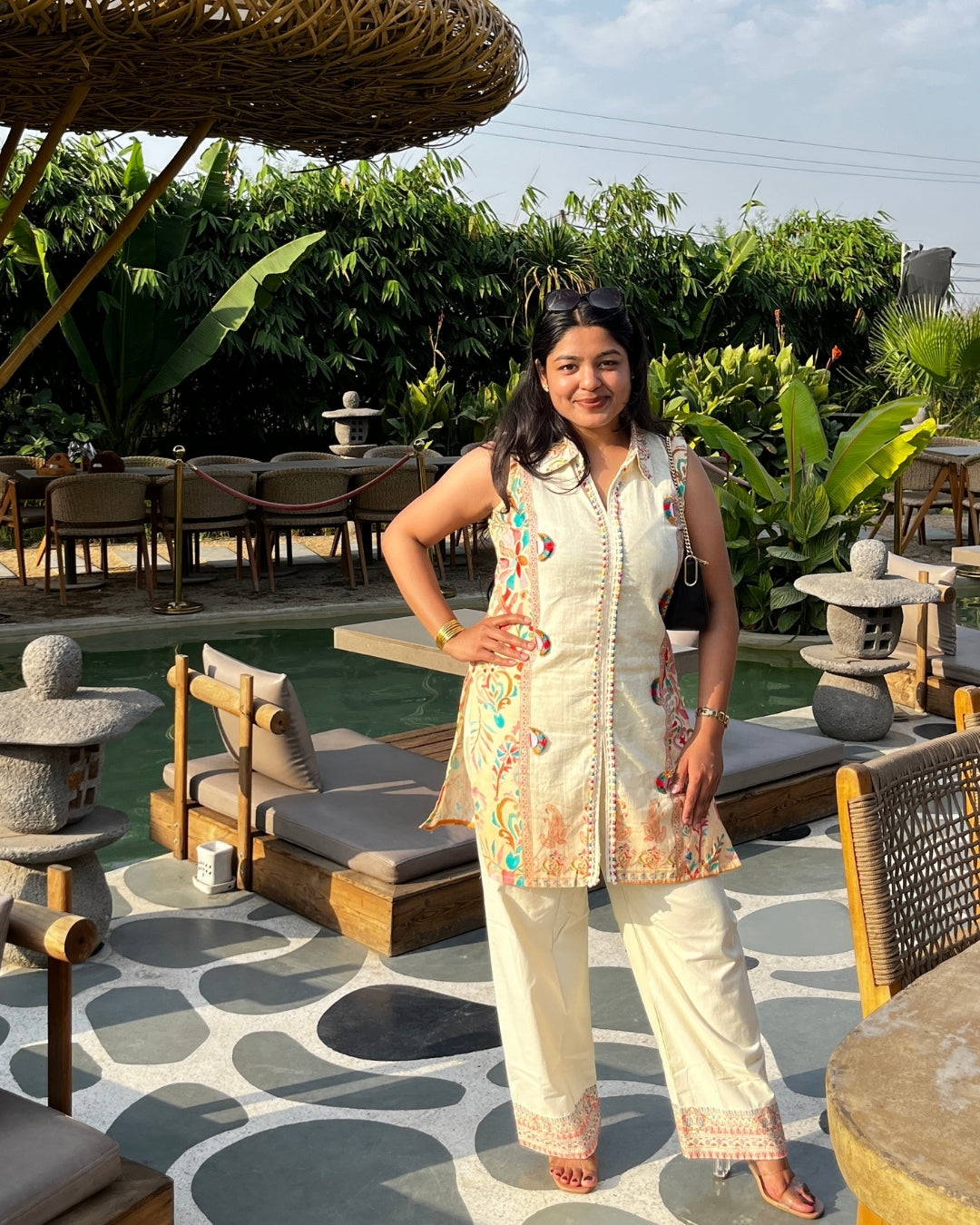 Ivory Boho Co-ord Set