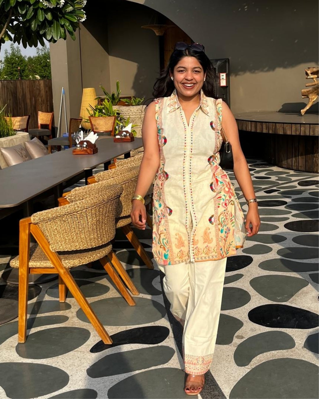 Ivory Boho Co-ord Set
