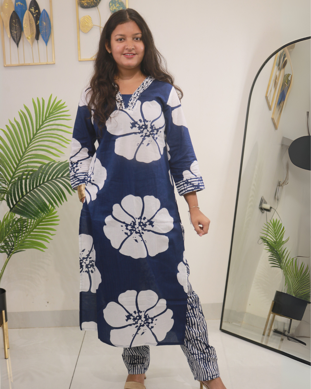 Midnight Floral Cotton Co-ord Set